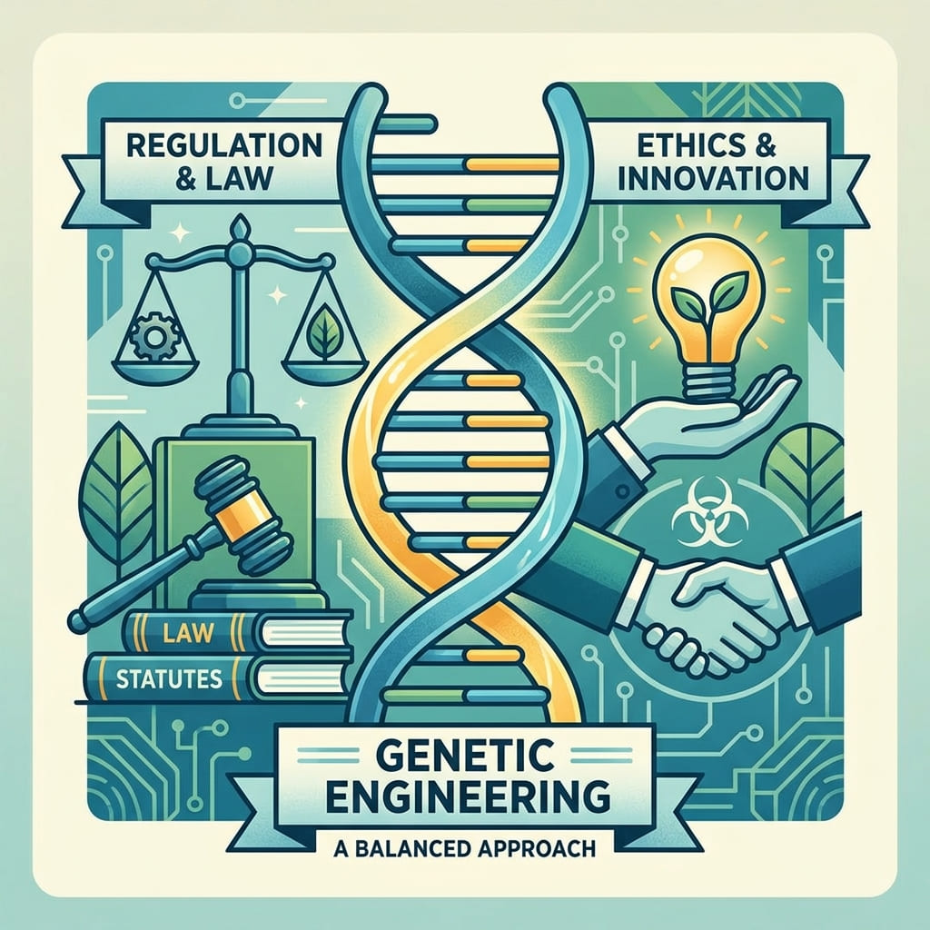 Genetic Engineering Law Regulation Ethics and Innovation cover