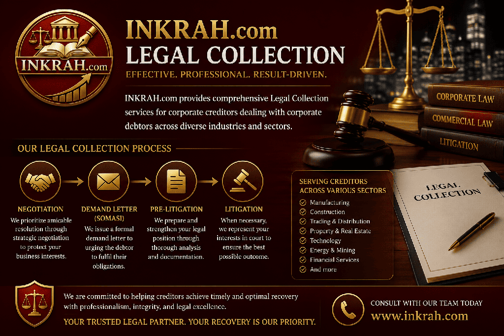 INKRAH Legal Collection: B2B Debt Recovery & Commercial Claims Solutions