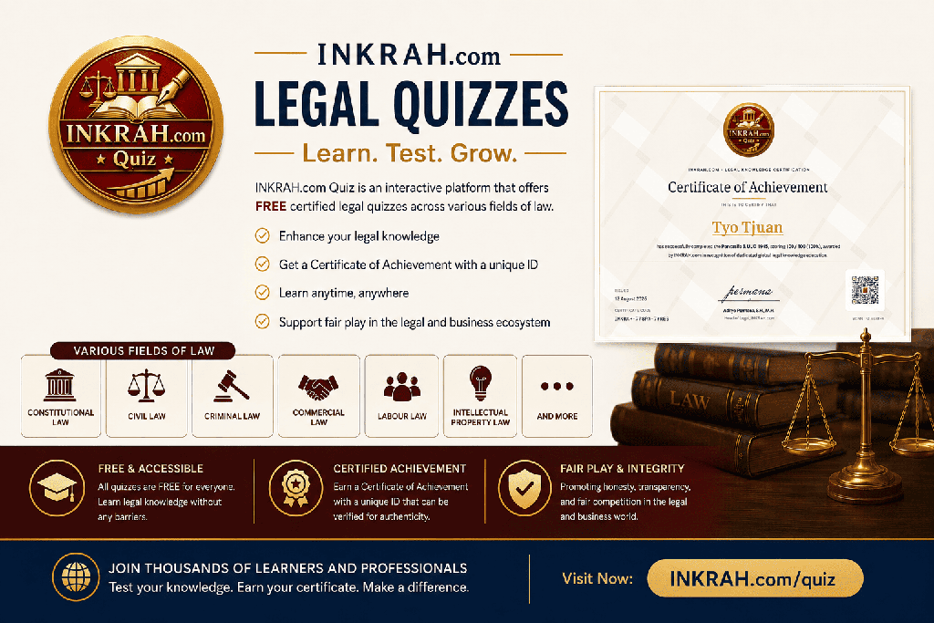 INKRAH Legal Knowledge Quiz Portal