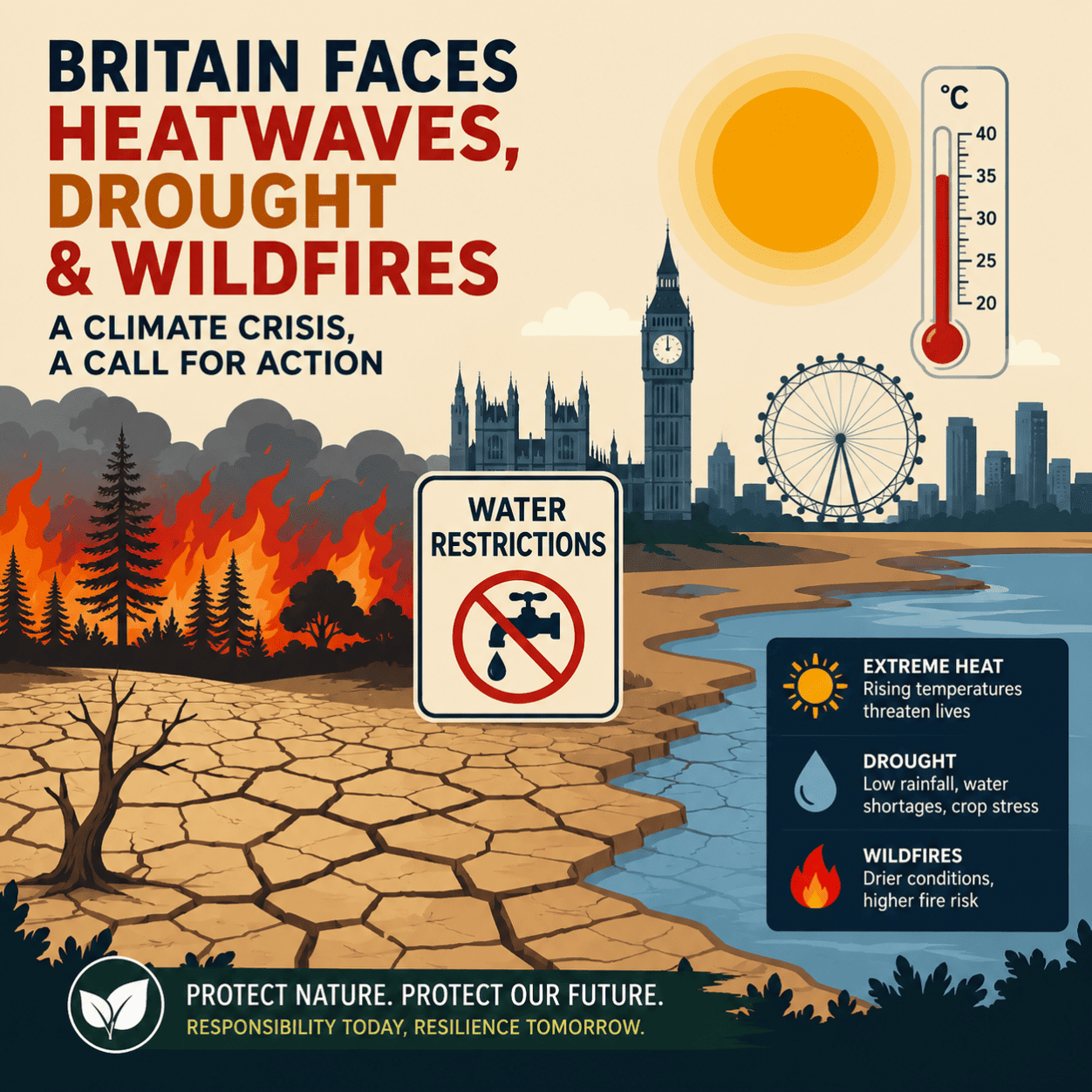 Britain Faces Heatwaves