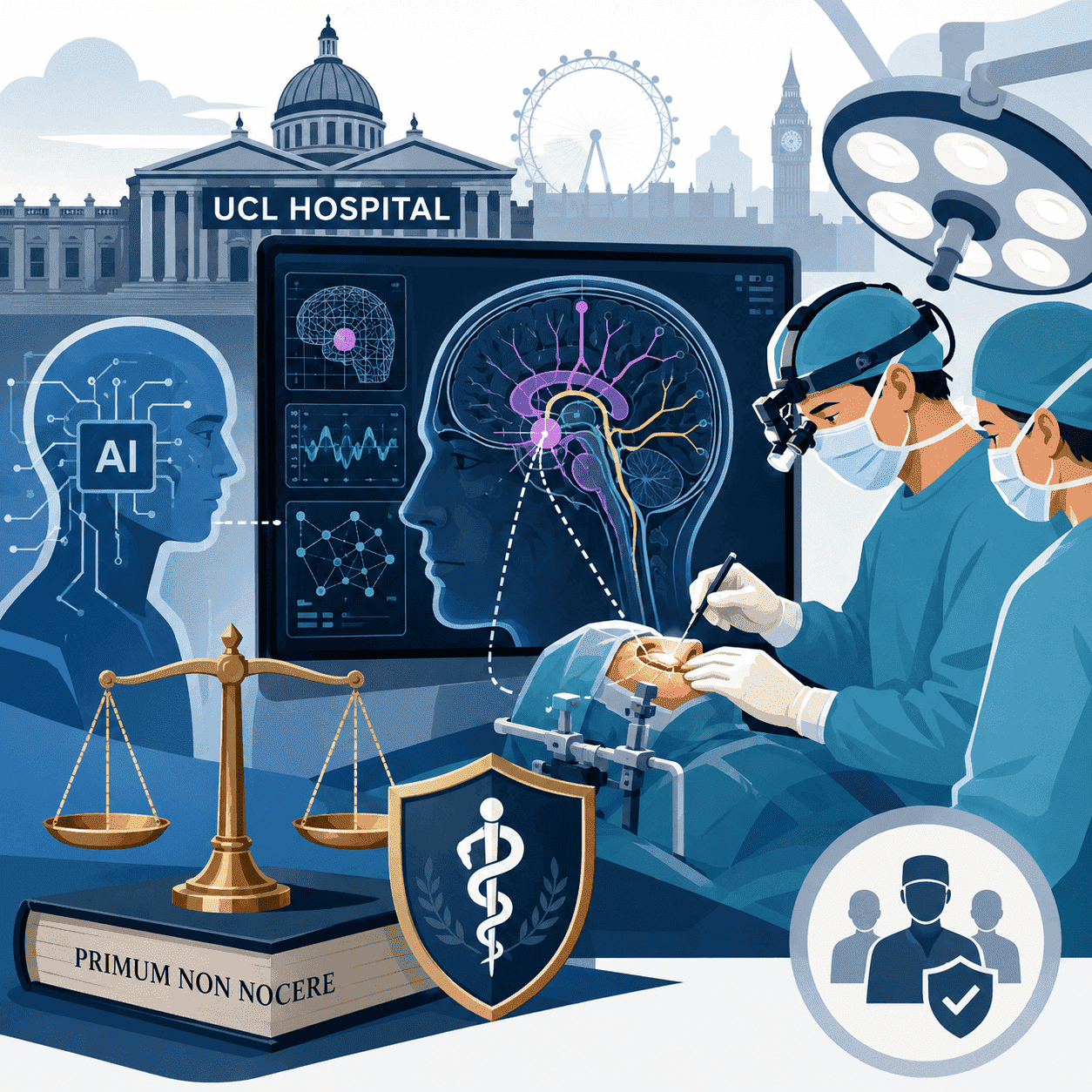 Neurosurgery in London Utilizing Computational Algorithms of AI as Advanced Modern Calculators