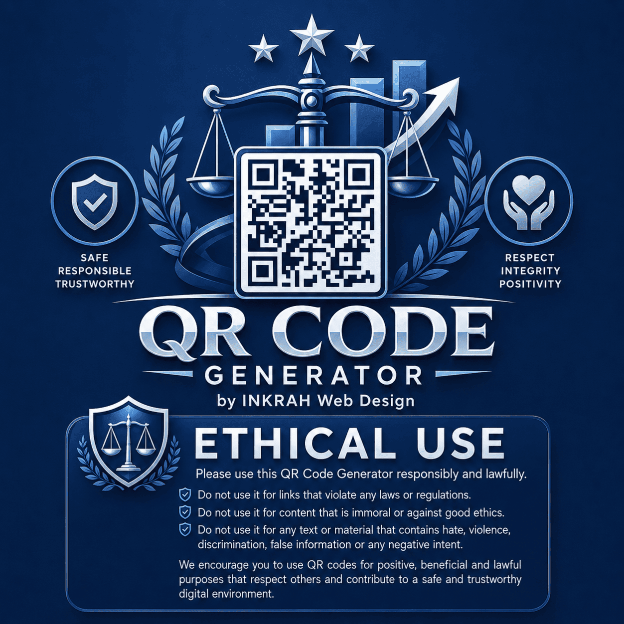 INKRAH Web Design QR Code Generator Ethical Use